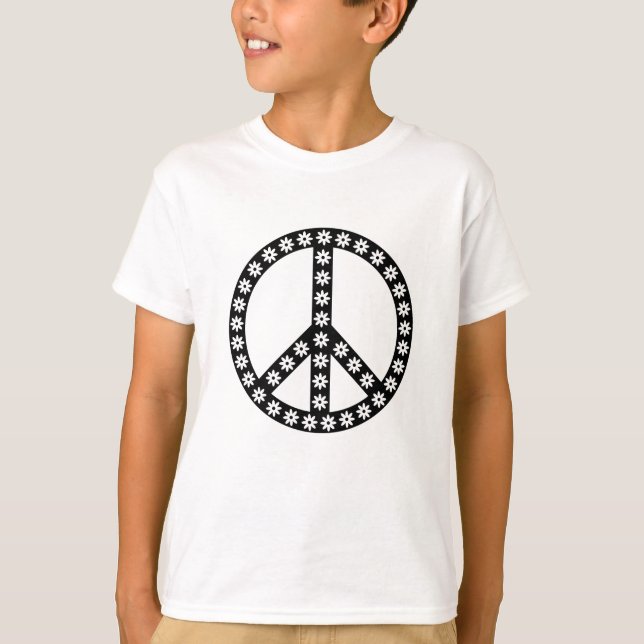 Friedenszeichen von Daisy T-Shirt (Vorderseite)