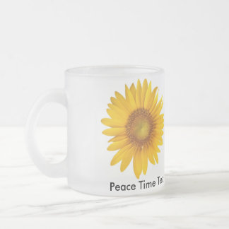 Friedenszeit-Tee-Inspirational GlasTasse Mattglastasse