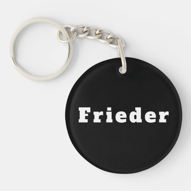 Frieder Schlüsselanhänger (Vorderseite)