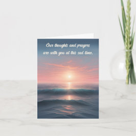 Friedfertige Ozean-Sympathie-Karte Karte