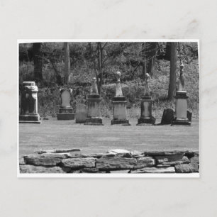 Friedhof 2 postkarte