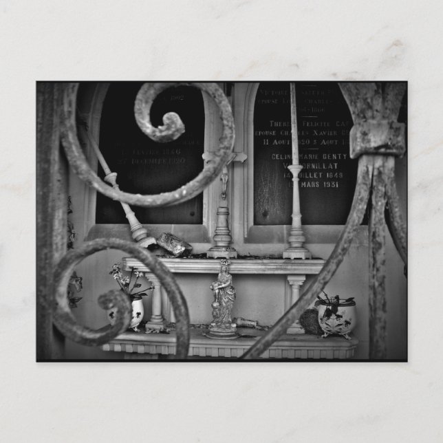 Friedhof-Altar Postkarte (Vorderseite)