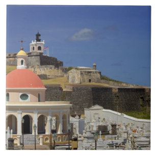 Friedhof am Meer von Puerto Rico Fliese