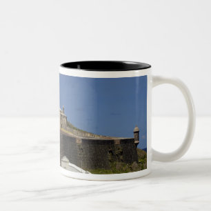 Friedhof am Meer von Puerto Rico Zweifarbige Tasse
