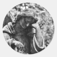 Friedhof Engel Schwarzweißfotografie