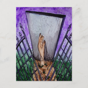 Friedhof Gates Blank Grußkarte Postkarte