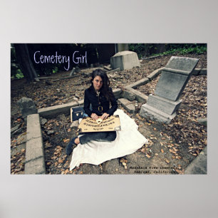 Friedhof Girl Poster