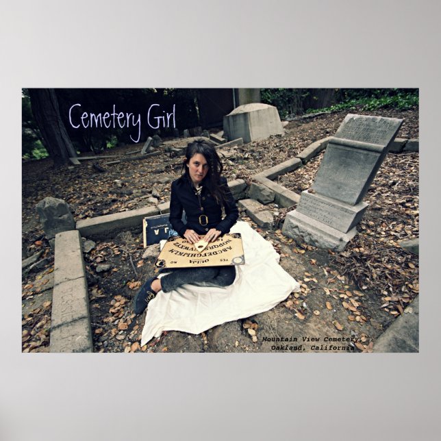 Friedhof Girl Poster (Vorne)
