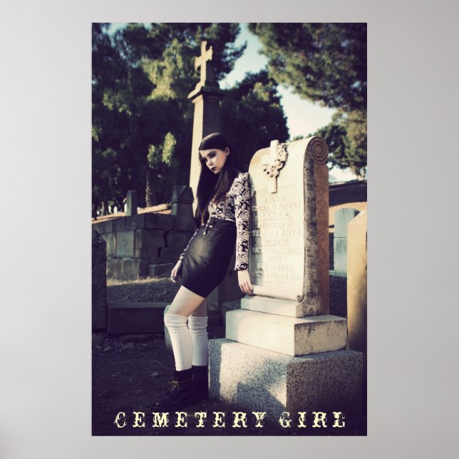 Friedhof Girl Poster (Vorne)