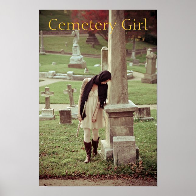 Friedhof Girl Poster (Vorne)