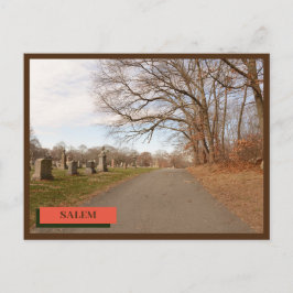 Friedhof Graveyard Salem Massachusetts Postkarte