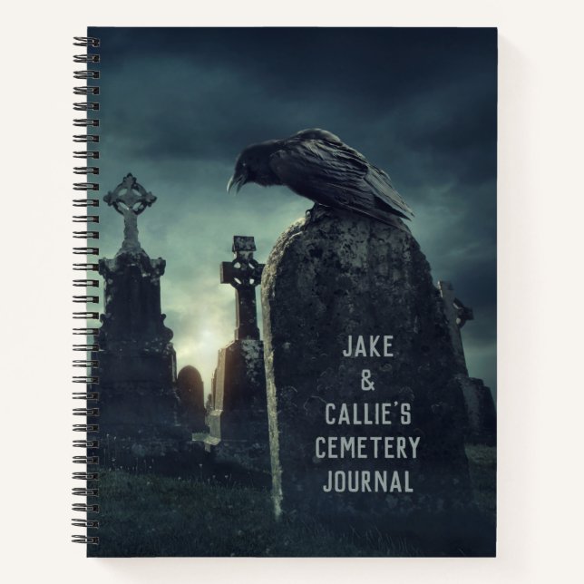 Friedhof Graveyard Travel Journal Notizbuch (Vorderseite)
