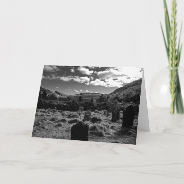 Friedhof in Irland Karte (Vorderseite)
