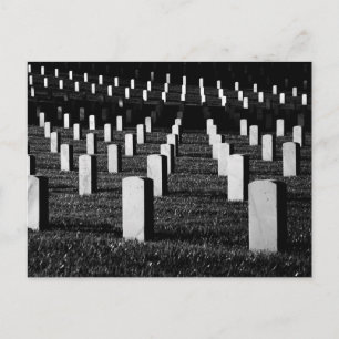 Friedhof Kopfsteine Postkarte