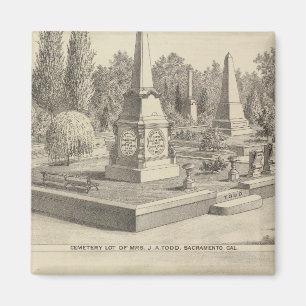 Friedhof Los Sacto, res Woodland Magnet