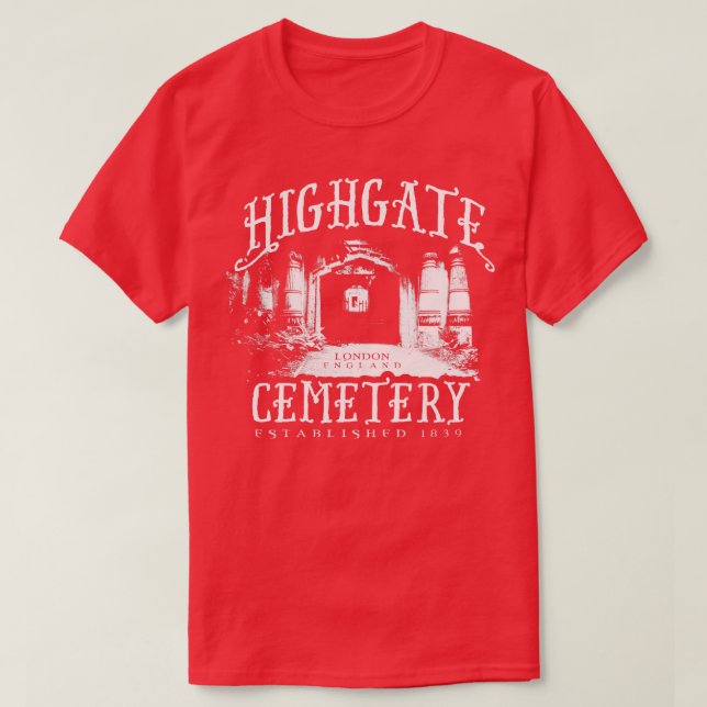 Friedhof markieren T-Shirt (Design vorne)
