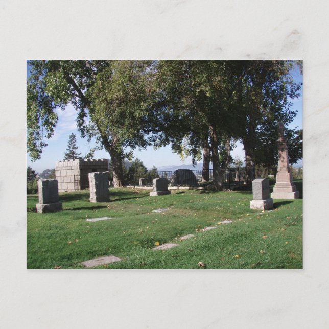 Friedhof Postkarte (Vorderseite)