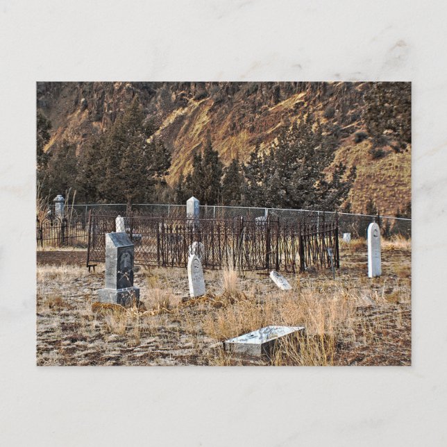 Friedhof Postkarte (Vorderseite)
