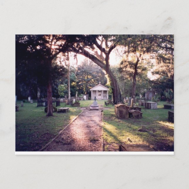 Friedhof Postkarte (Vorderseite)