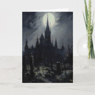 Friedhof Schloss Gothic Wandkunst, Dunkle Gräber S Karte