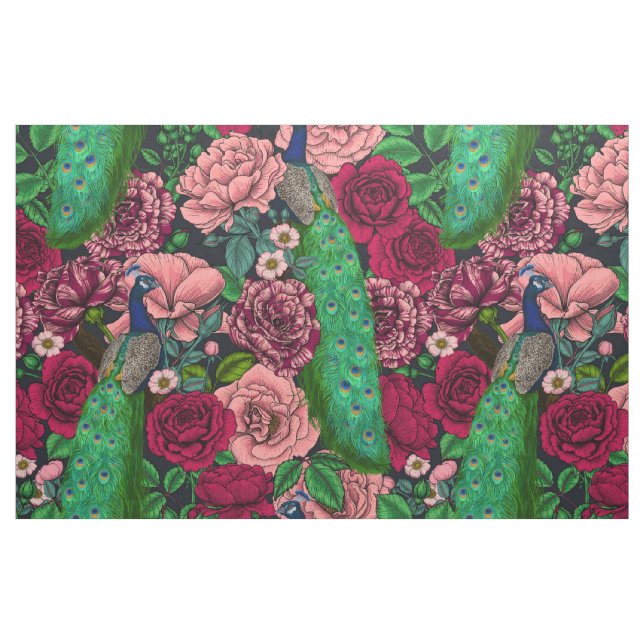 Friedhöfe im Rose-Garten 2 Stoff (Fat Quarter (45,7 x 55,9 cm))