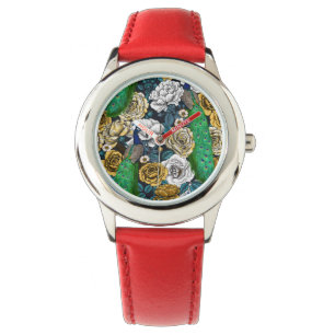 Friedhöfe im Rose-Garten 3 Armbanduhr