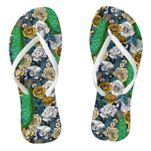 Friedhöfe im Rose-Garten 3 Flip Flops