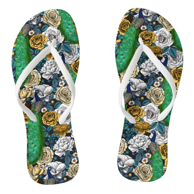 Friedhöfe im Rose-Garten 3 Flip Flops (Fußbett)