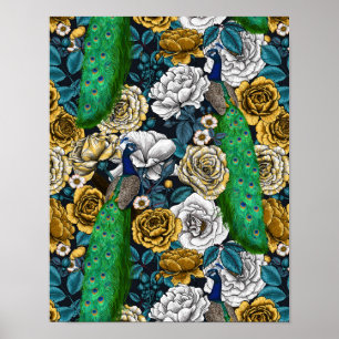 Friedhöfe im Rose-Garten 3 Poster