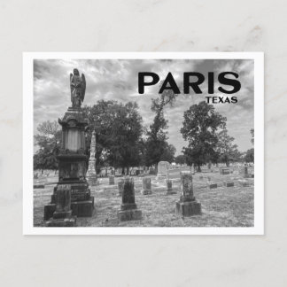 Friedhöfe von Paris (Texas) Postkarte