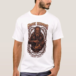 Friedhofs-Predigten-Krypt-Kult-Horror-Metal-Ästhet T-Shirt