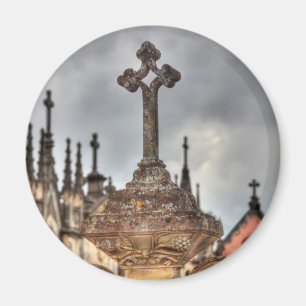 Friedhofskreuz Nahaufnahme, Portugal Magnet