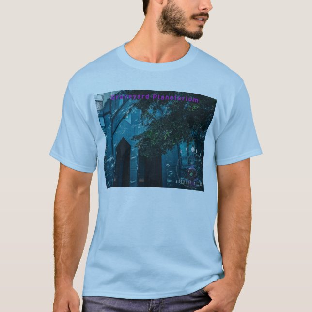 Friedhofsplanetarium bedecken Kunst-Shirt T-Shirt (Vorderseite)