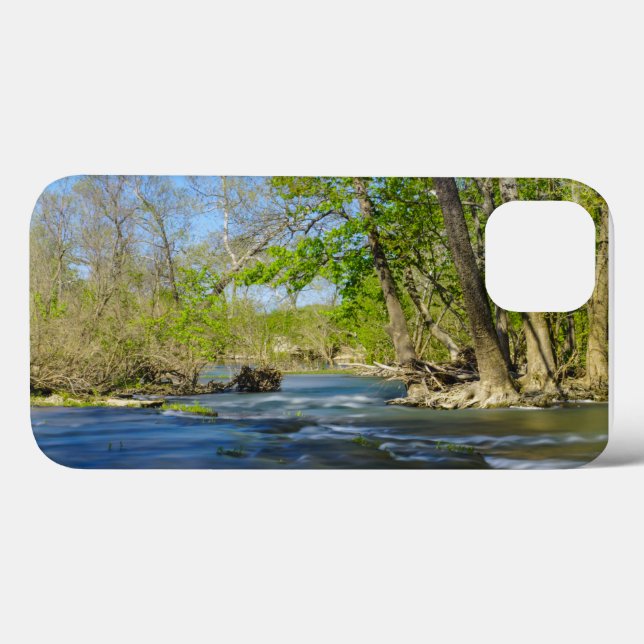 Friedlich am Fluss Case-Mate iPhone Hülle (Rückseite (Horizontal))