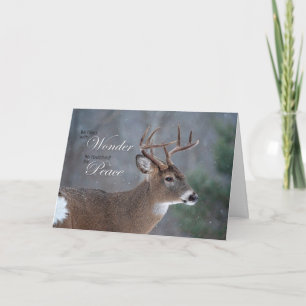 Friedlich Buck Holiday Karte