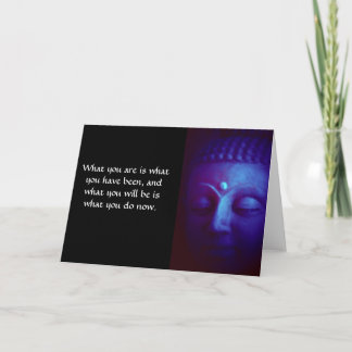 Friedlich Buddha Karte