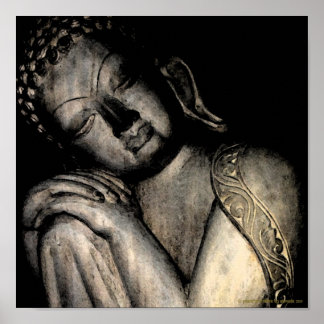 Friedlich Buddha Poster