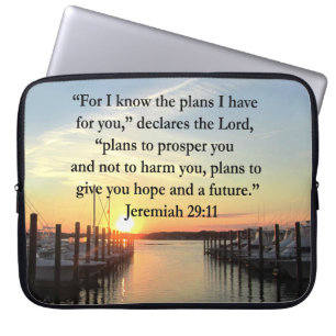 FRIEDLICH JEREMIAH 29:11 SONNENVERANSTALTUNG LAPTOPSCHUTZHÜLLE