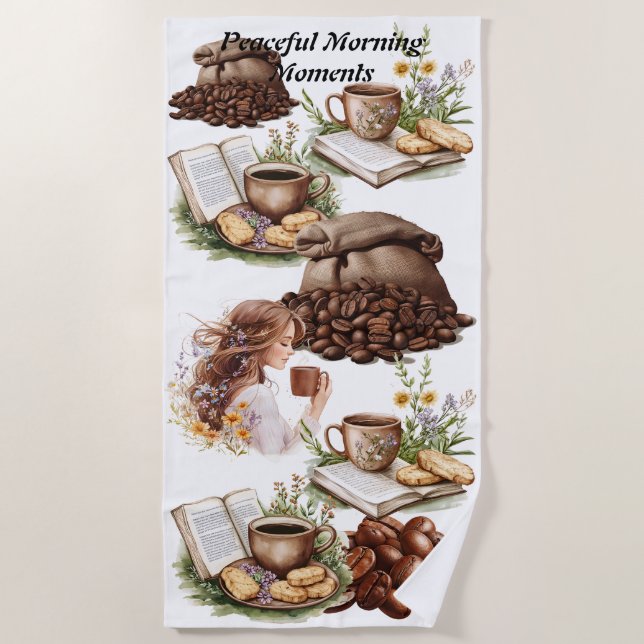 Friedlich Morgenstunden Handtuch (Vorderseite)