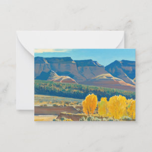 Friedlich Morning von Maynard Dixon Mitteilungskarte