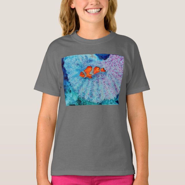 Friedlich Nemo Clown Fisch T T-Shirt (Vorderseite)