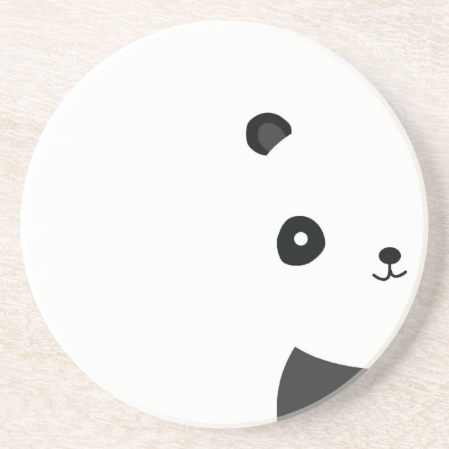 Friedlich Panda Getränkeuntersetzer (Vorne)