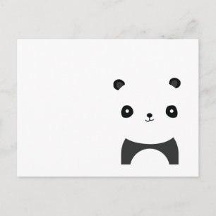 Friedlich Panda Postkarte