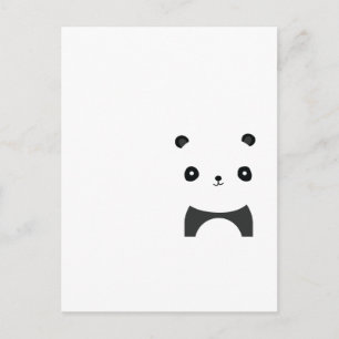 Friedlich Panda Postkarte