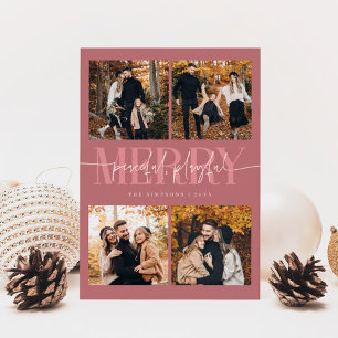 Friedlich Playful Merry Pink Weihnachten Multi Fot
