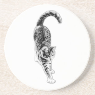 Friedlich Stretch Cat Untersetzer Set