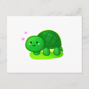 Friedlich Turtle Postkarte