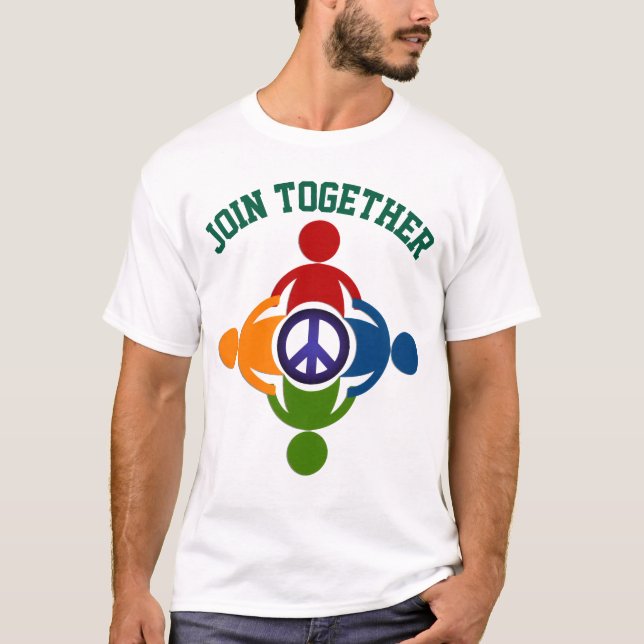 Friedlich vereint sein T-Shirt (Vorderseite)