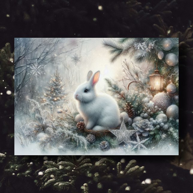 Friedlich Winter Bunny Scripting Verse Weihnachten (Von Creator hochgeladen)