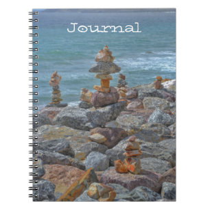 Friedlich Zen Style Balanced Rock Journal-Notebook Notizblock